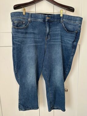 Torrid Crop Bombshell Skinny Capris 28